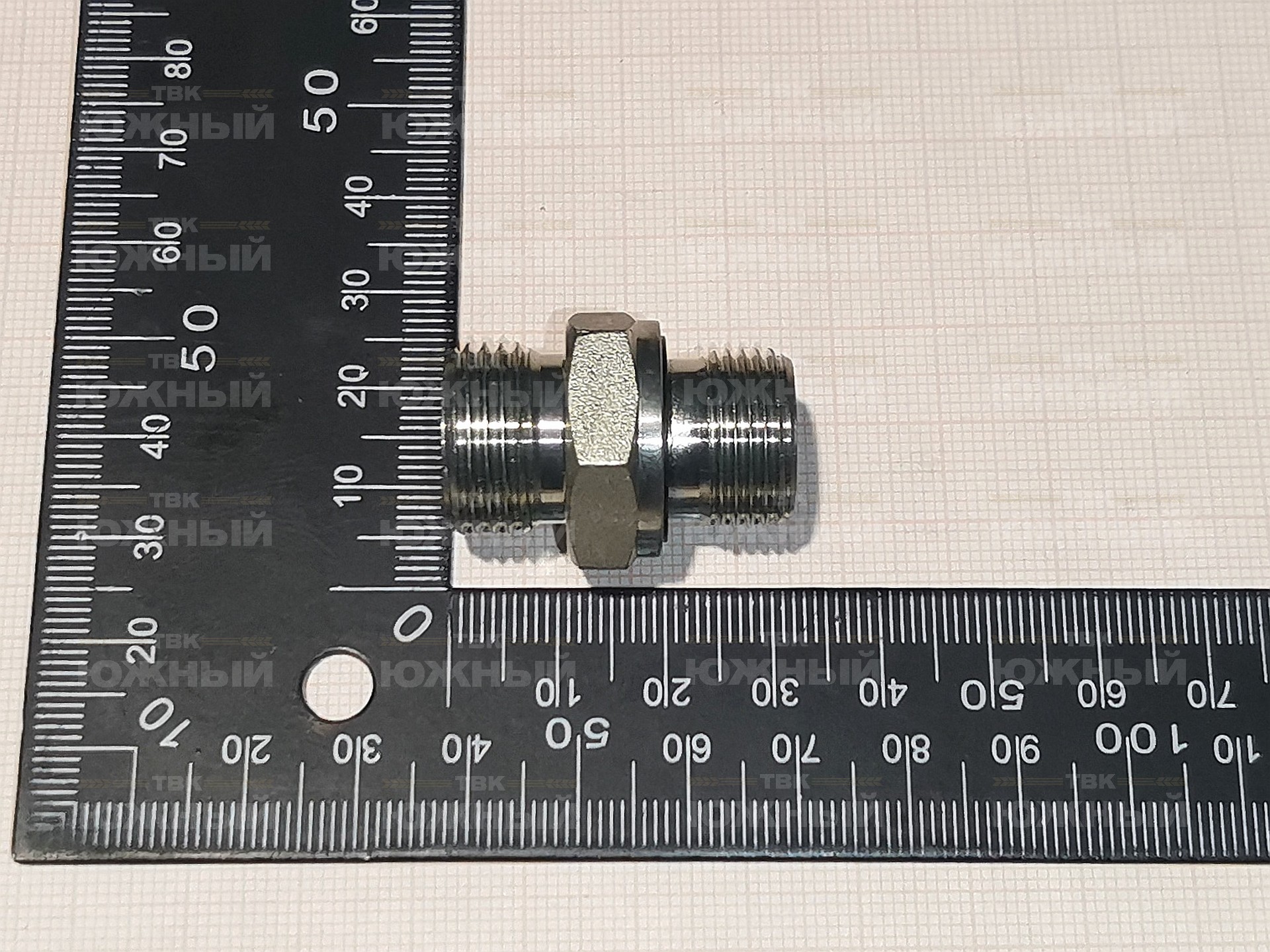 Фитинг 100507.1 прямой с уплот.из эластомера G3/8-12L(М18х1,5) 315 бар 100507.1