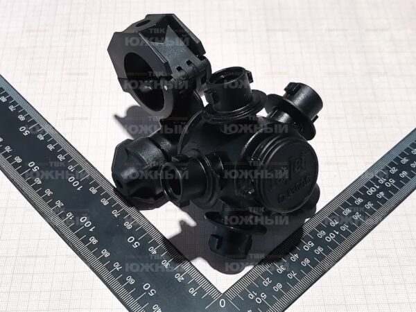 Корпус на 5 распылителей, револьверный, для трубы 1", нейлон QJ365C-1-NYB