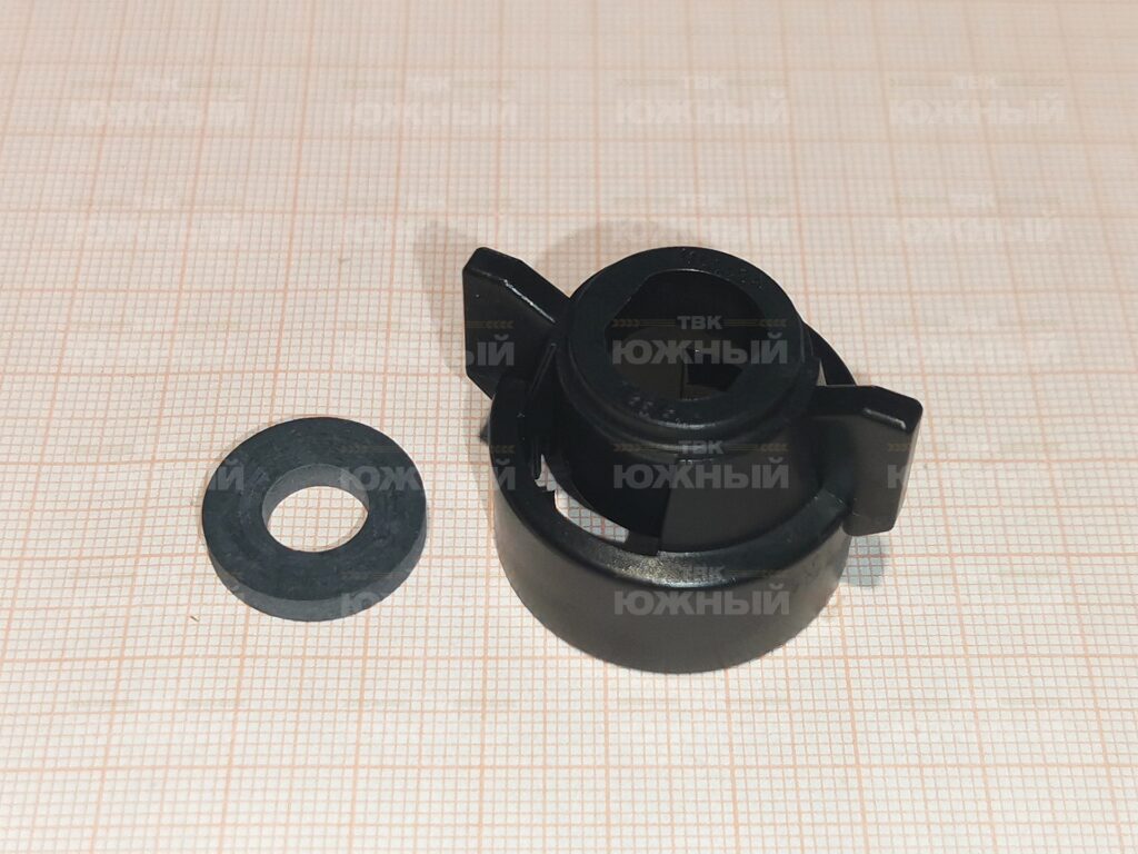 Колпачок с уплотнительным кольцом, черный, селкон 114443A-1-CELR_EU