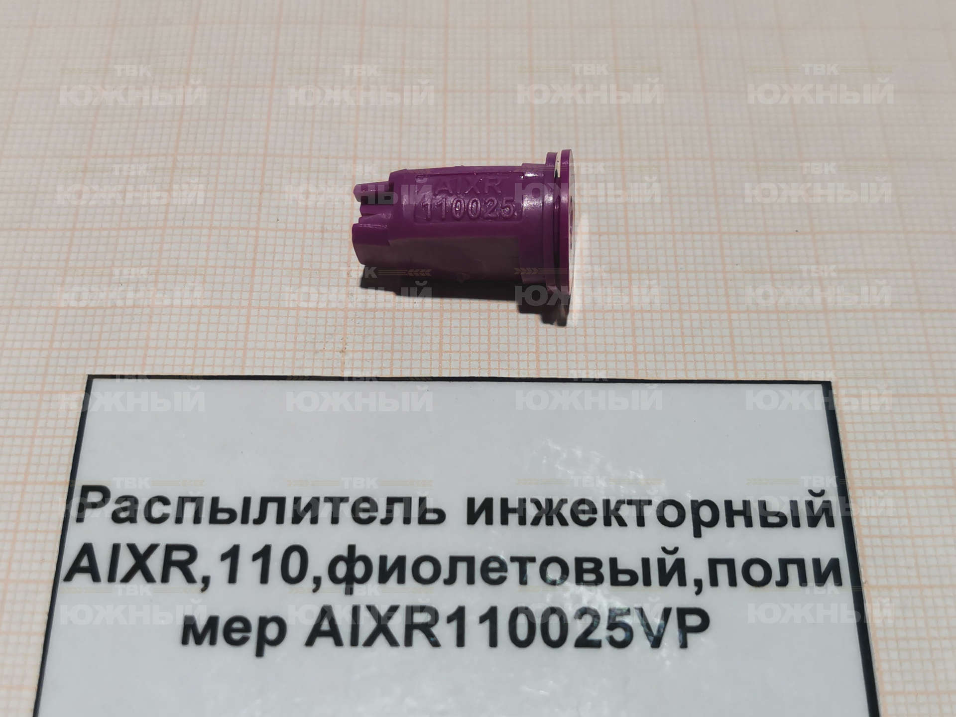 Распылитель инжекторный AIXR, 110°, фиолетовый, полимер AIXR110025VP Распылитель инжекторный AIXR, 110°, фиолетовый, полимер AIXR110025VP