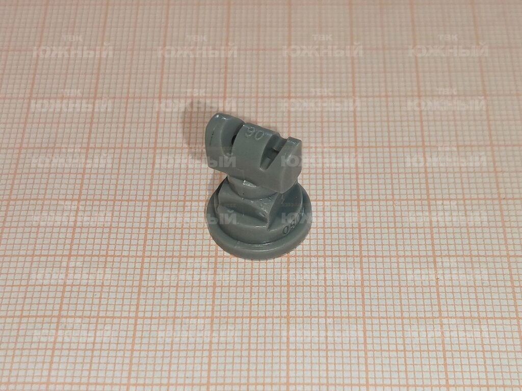 Распылитель турбо двухфакельный TTJ60, 60°x110°, серый, полимер TTJ60-11006VP