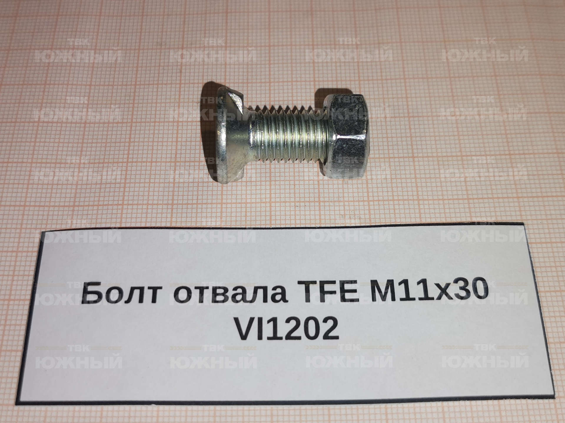 Болт отвала TFE M11x30 VI1202 Болт отвала TFE M11x30 VI1202